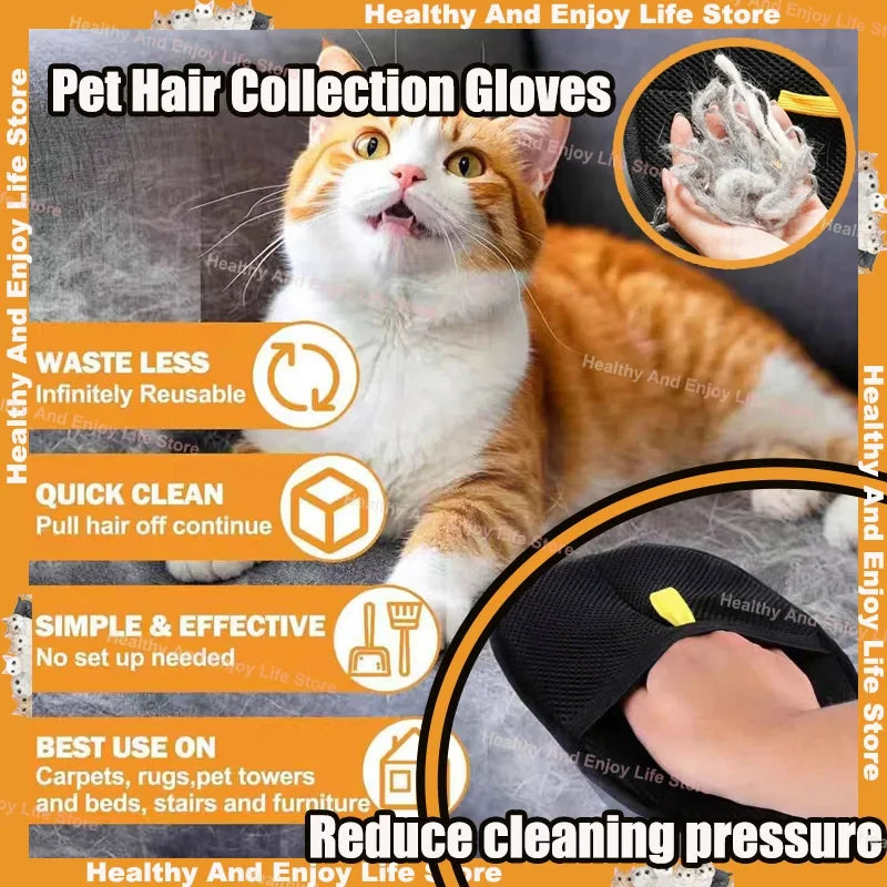 Guantes de limpieza para pelo de mascotas